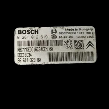 Bosch EDC16C34 PSA ECU